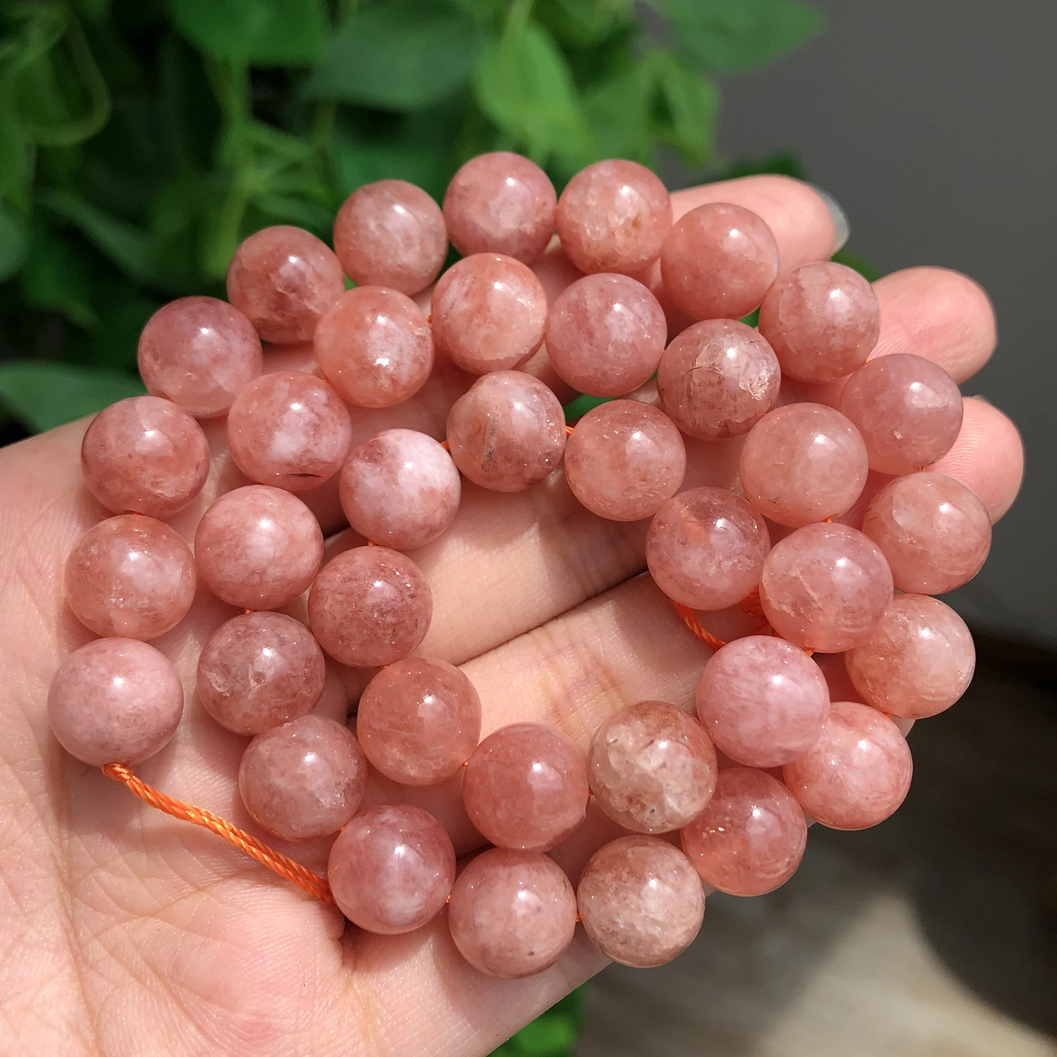 

Sunstone Jade 4/6/8/10/12mm Natural Stone Beads Loose Round Beads for Jewelry Making DIY Bracelet Wholesale