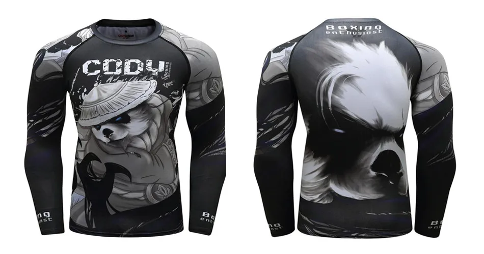 Футболка MMA herren rashguard jiu jitsu bjj футболка Langarm фитнес Муай Тай Бокс спортивный пуловер Рашгард MMA boxen Jersey