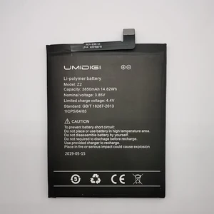 Высококачественный Сменный аккумулятор для телефона 3850 мАч 3,85 В для UMI Umidigi Z2, аккумуляторы для смартфонов с номером отслеживания