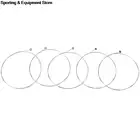 Струны стальные E-1 серебристого цвета для струн акустической гитары, 5 шт.