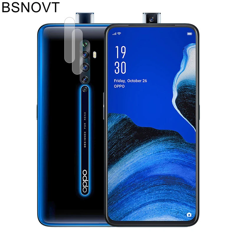 2 шт. мягкое прозрачное стекло для OPPO Reno2 Z Защитное объектива камеры плоская