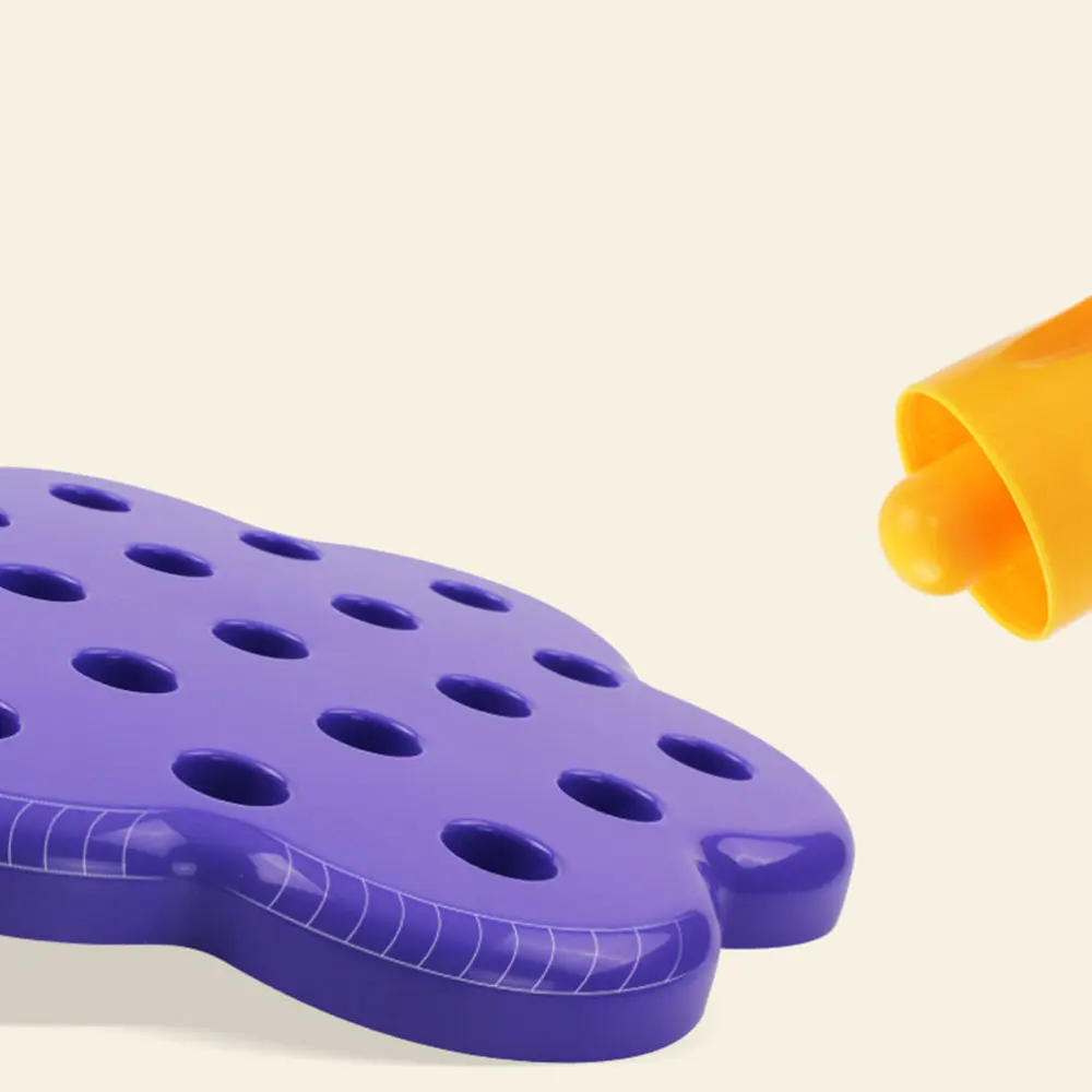 

1PC Stacking Game Shape Recognizing Blocks Colored Interactive Prop Early Learning Gift for Baby