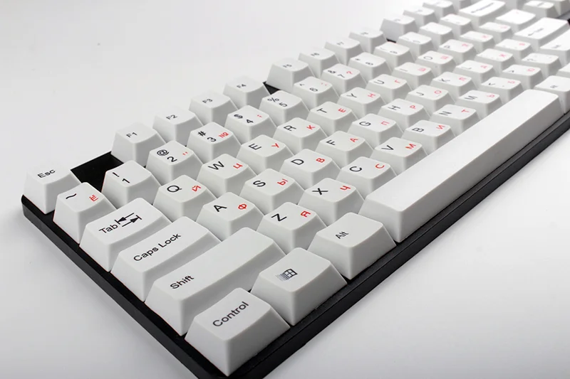 108-key русские/корейские/японские брелки с сублимационной краской, OEM профиль, утолщенные PBT брелки для Cherry MX Mechanical