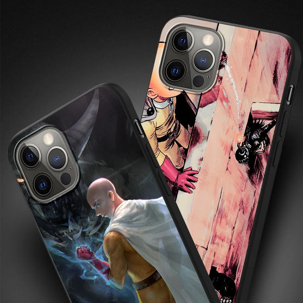 Отбеливающий чехол для сотового телефона One Punch Man iPhone 11 13 Pro Max 7 XR 12 Mini X 6 6S XS 5 5S SE 2020 8