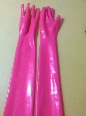 Латексное нижнее белье комплект с длинной Перчатки бюстгальтер трусы vest