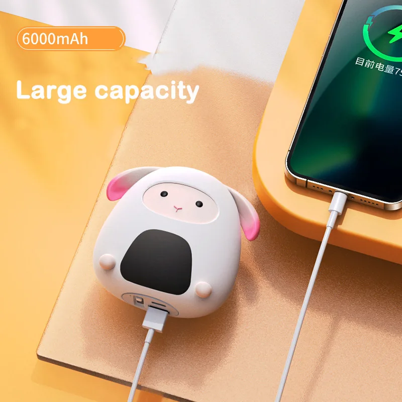 Грелка для рук с зарядкой от USB 6000 мАч | Дом и сад