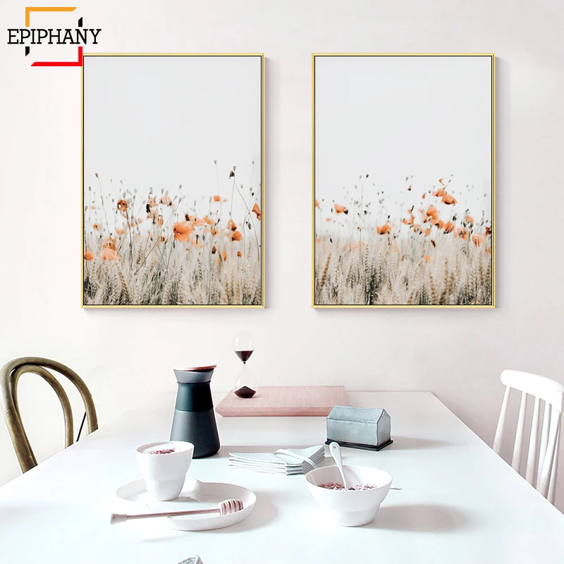 Рисунок мака ботанические настенные картины на холсте норидц природный пейзаж