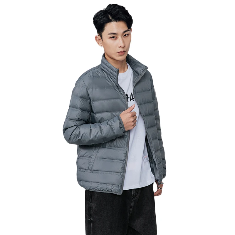 VOMIT модный мужской пуховик ультра-светильник осенний и зимний Повседневный
