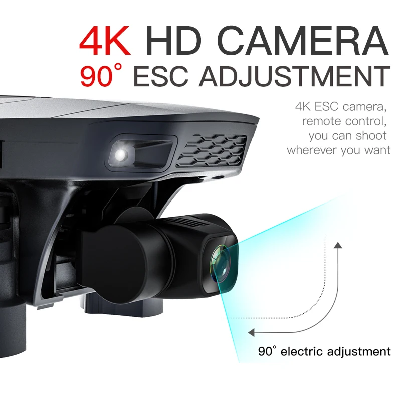 MKTOYS Квадрокоптер с дистанционным управлением и Камера Дрон разрешением 4K