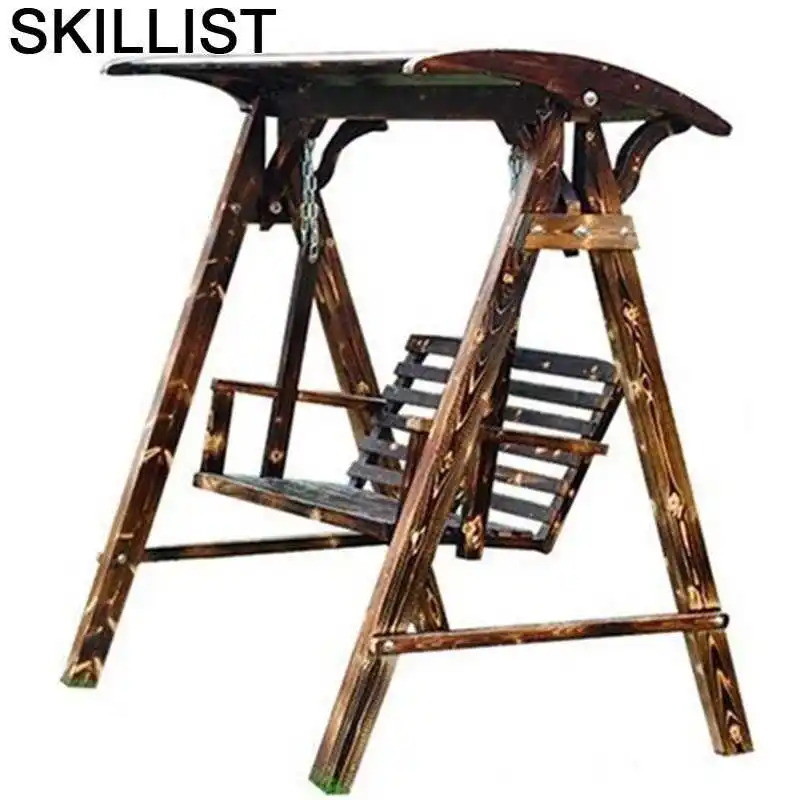 

Balkon Meble Ogrodowe Exterieur Tuinset Tuinmeubels Mueble Wooden Furniture Wood Vintage Salon De Jardin Retro Garden Swing