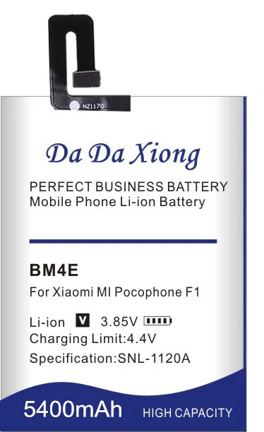 Аккумулятор DaDaXiong BM4E 5400 мАч для Xiaomi MI Pocophone F1 Poco сменные батареи|Аккумуляторы
