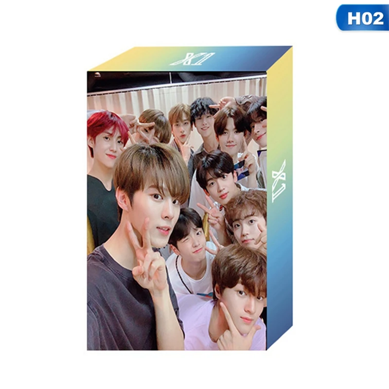 H02 24 шт./компл. Kpop X Один ЛОМО карта с фотографией песня Хен Jun HD Фотокарта коллективных карты - Цвет: H02