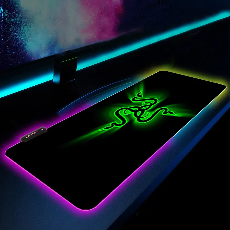

Large RGB Mouse Pad xxl Gaming Mousepad LED Mause Pad Gamer Copy Razer Mouse Carpet Big keyboard mouse pad Mat with Backlit gift