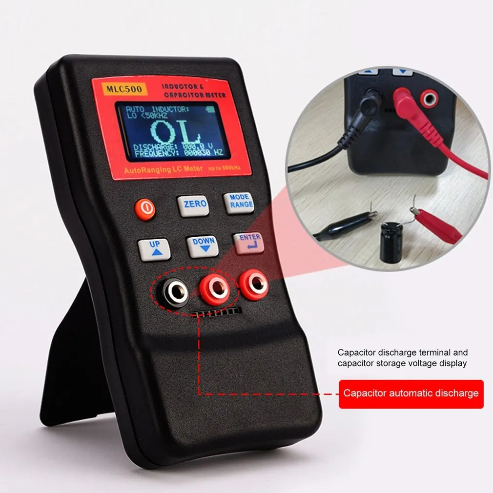 MLC-500 Высокоточный Автоматический диапазон LC метр профессиональная емкость