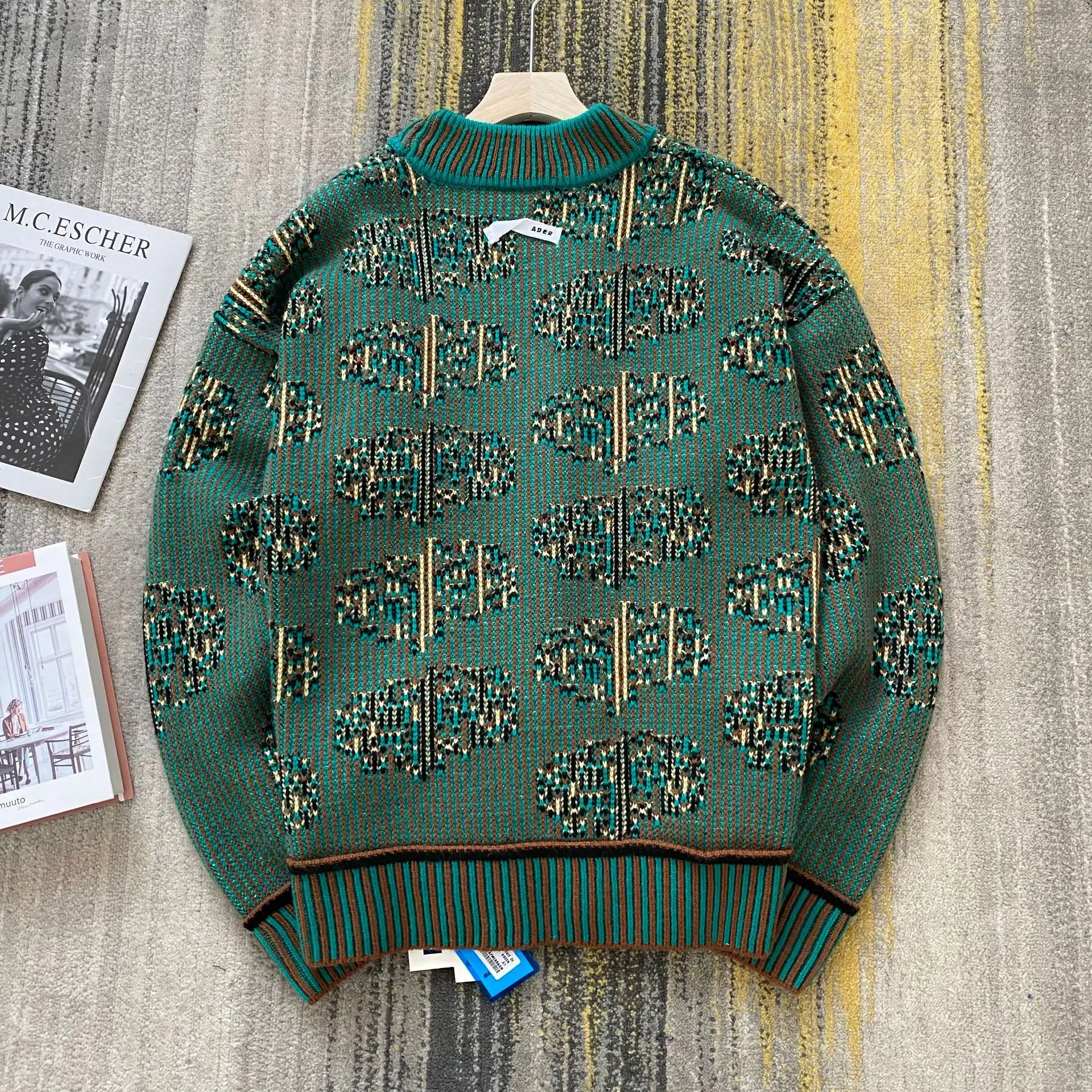 

New 22 Unisex Luxury gentleman Cotton Irregular Ader Error Adererror Casual Sweaters pullover Asian Size High quality Drake A505