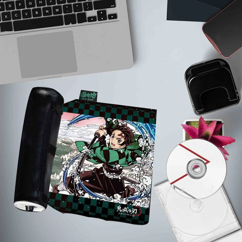 Косметичка для макияжа чехол карандаша с прокручивающимся блоком ролевых убийц