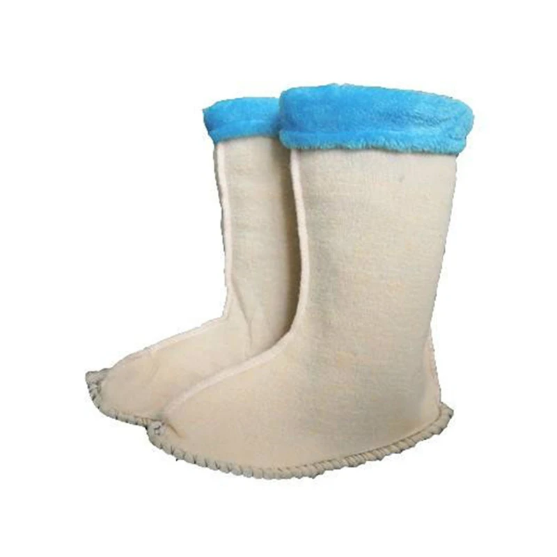 height 25cm Женские зимние сапоги с подкладкой из теплого пустого ягненка; короткие сапоги и носки; удобные аксессуары - Цвет: height 25cm