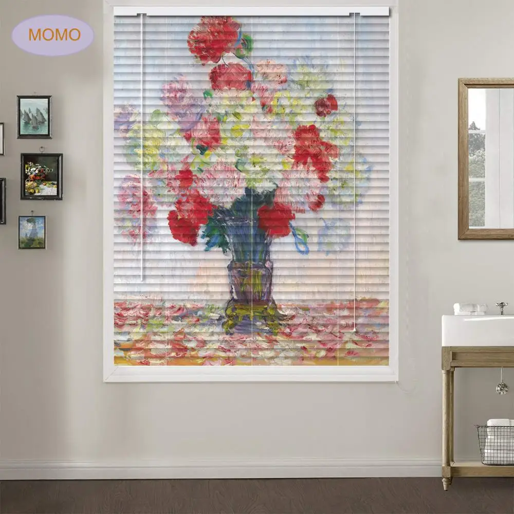 MOMO жалюзи узорные Зебра на заказ ваза де пивовины от Клода монета Премиум 2 5 см