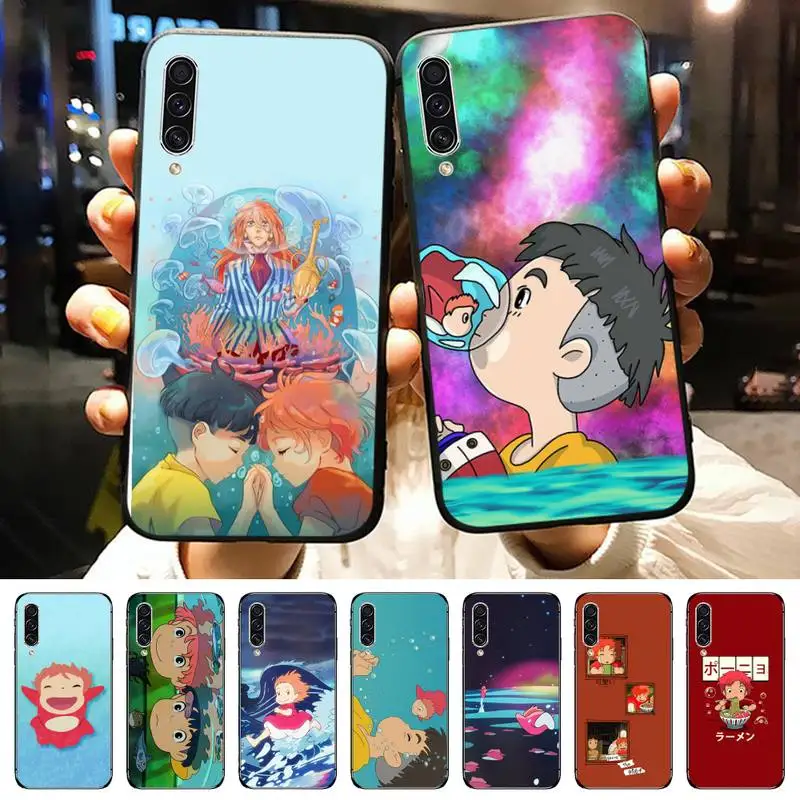 

Ponyo on the Cliff Japan anime Phone Case For Samsung galaxy A S note 10 7 8 9 20 30 31 40 50 51 70 71 21 s ultra plus