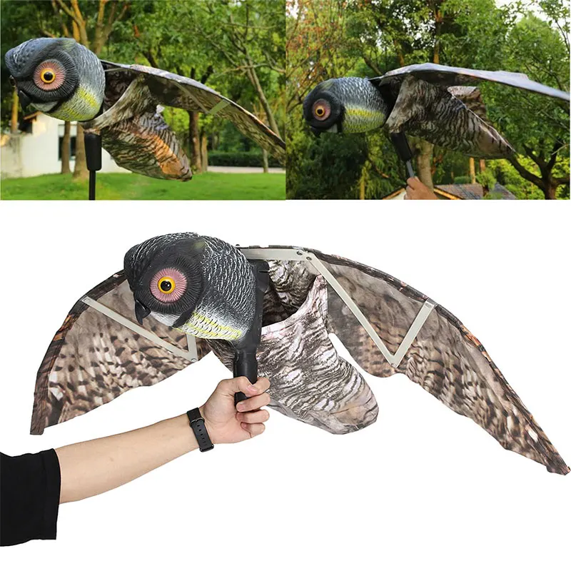 Искусственная сова ворона приманка для охоты на открытом воздухе птиц с