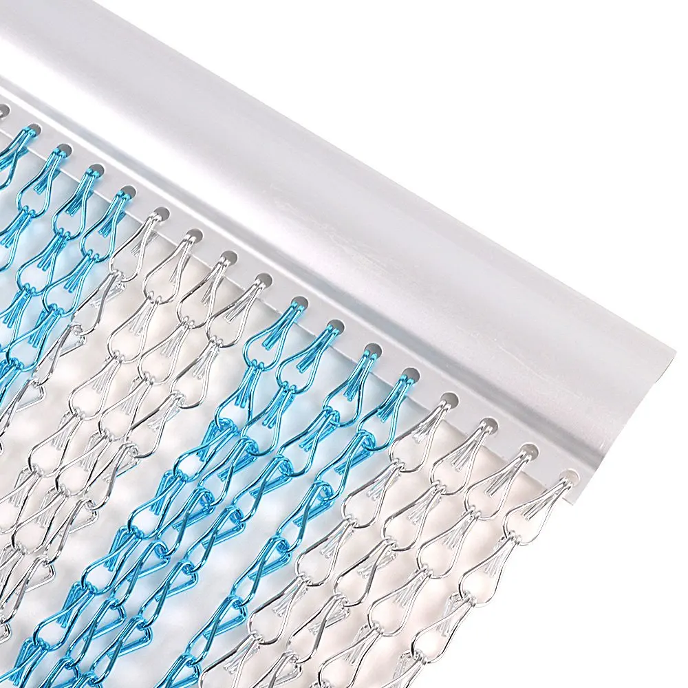 Декоративная перегородка для кафе алюминиевая цепь шторка