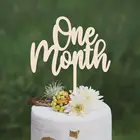 Празднование дня рождения ребенка, счастливая фотография, украшение для дня рождения ребенка в течение одного месяца, праздничное украшение вечерние вечеринки