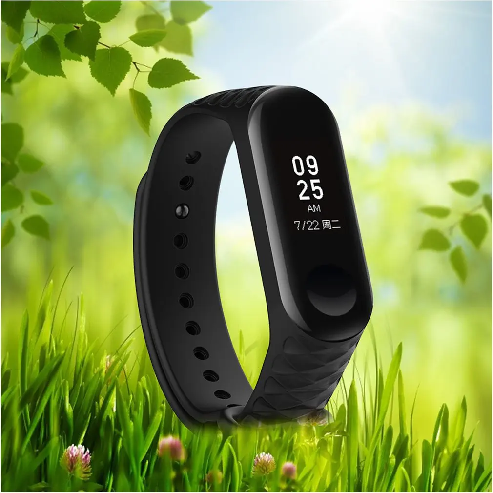 Браслет для xiaomi mi Band 3 4 ремешок спортивных часов Силиконовый Для band браслет |