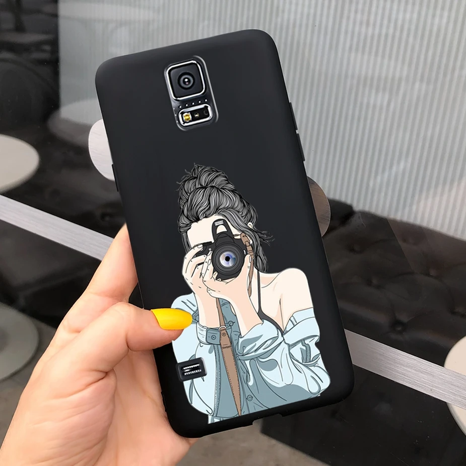 Стильный чехол с подсолнухом для Samsung Galaxy S5 G900F G900I мягкая тонкая задняя крышка S 5