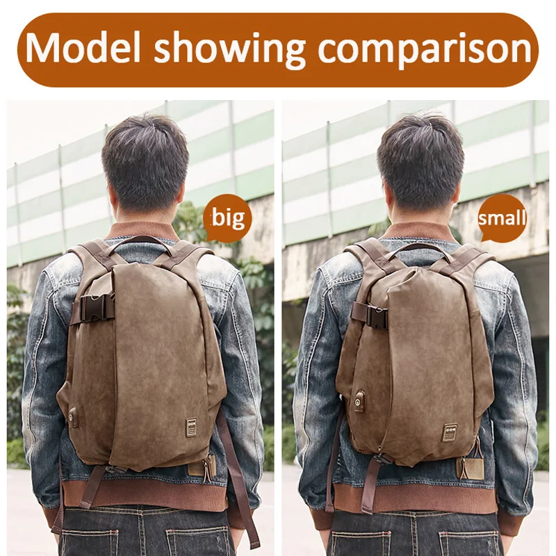 DIDE мужской рюкзак для путешествий с usb-зарядкой водонепроницаемый ноутбука из