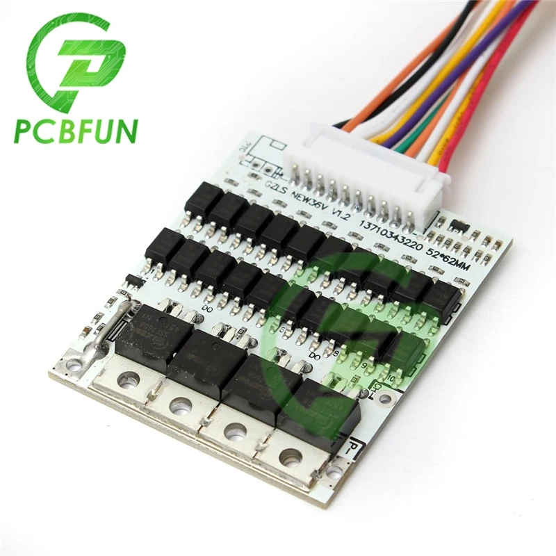 Защитная плата баланса литий-ионной батареи 10S 36 в 40 А модуль защиты аккумулятора