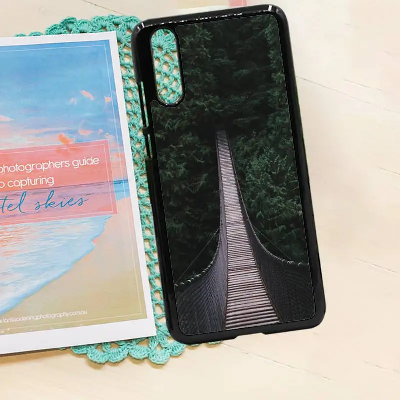 

Mountain road forest trip Phone Case PC for iPhone 11 12 pro XS MAX 8 7 6 6S Plus X 5S SE 2020 XR