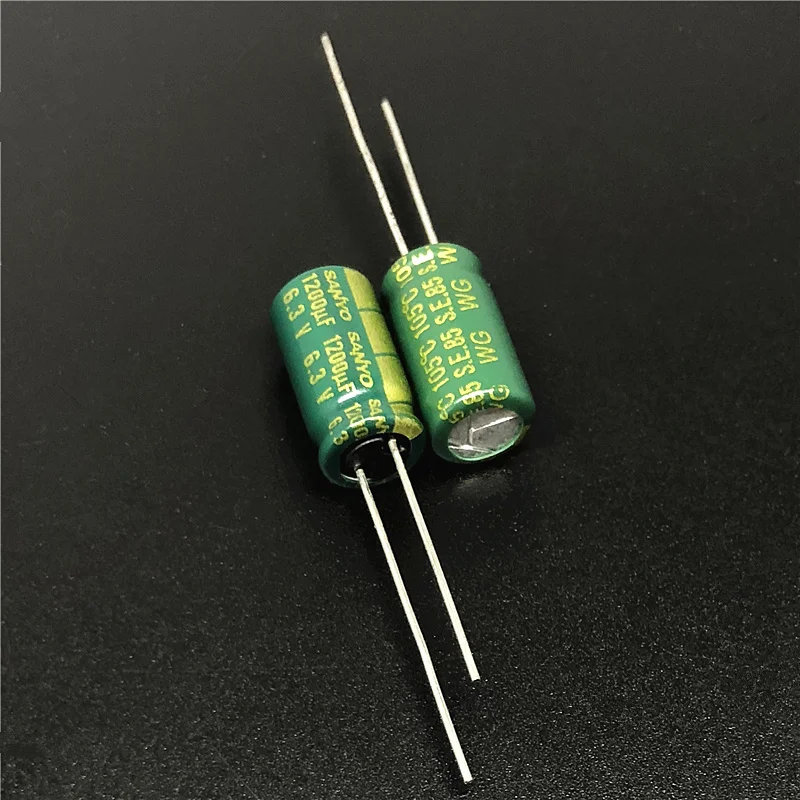 10 шт. 1200 мкФ 6 3 В SANYO серии WG 8x15 мм супер низкий ESR 6.3V1200uF материнская плата
