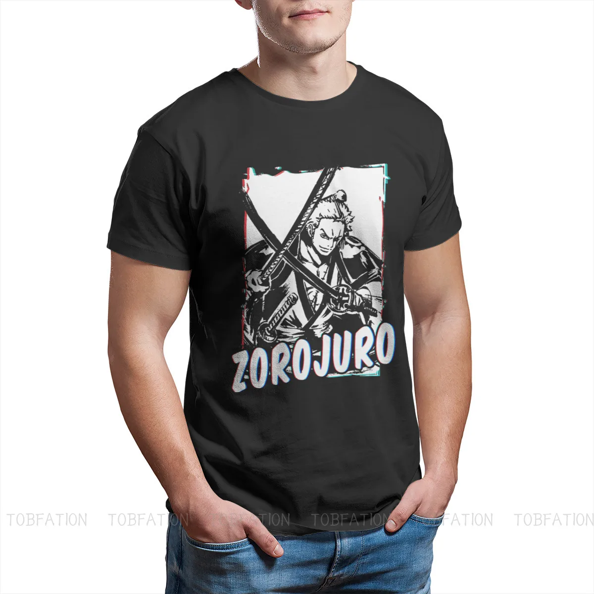 

Футболка с круглым вырезом в стиле аниме One Piece Monkey D Luffy игрушки Санджи и нами, Мужская футболка с забавными топами, размер S-6XL