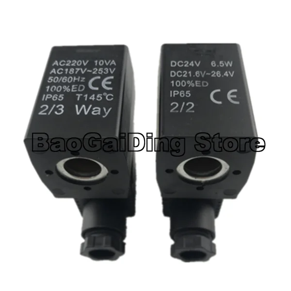 2 варианта Airtac Тип катушка электромагнитного клапана AC220V 10VA AC187 253V DC24V6.5W DC21.6 26.4V