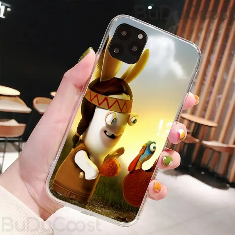 

Fun Cartoon Prison Rabbit Custom Soft Phone Case For Iphone 11 Pro 11 Pro Max X XR XS Max 7 8 6 6S Plus 5 5S SE 2020 Case