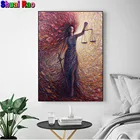 5D круглая алмазная живопись, вышивка крестиком, богиня справедливости, 3D сделай сам, круглая Алмазная мозаика, фантазийный портрет, домашнее искусство