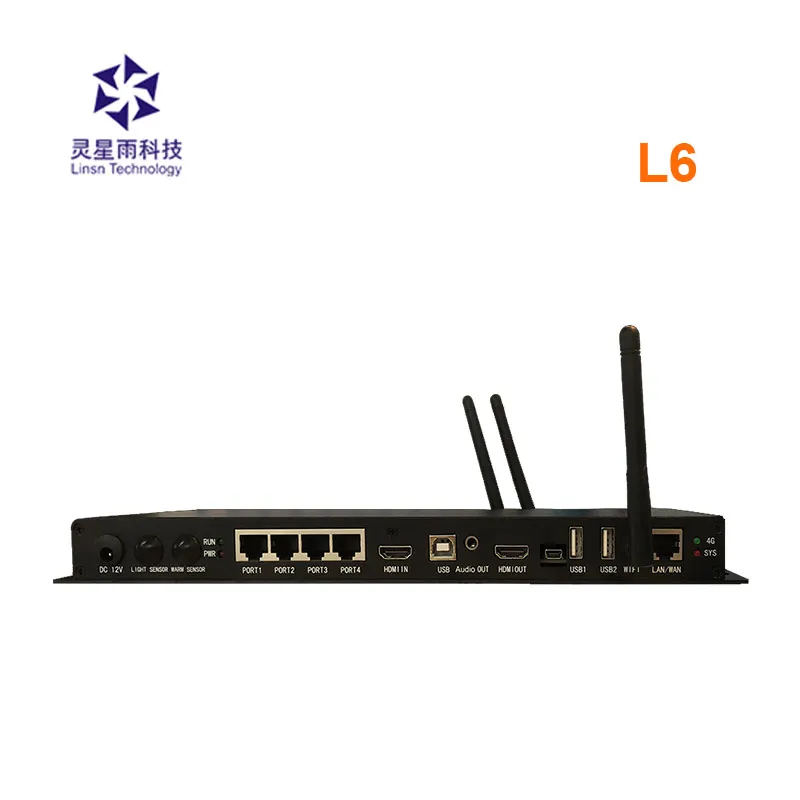 LINSN L6 асинхронный плеер со светодиодной системой управления видеоконтролем