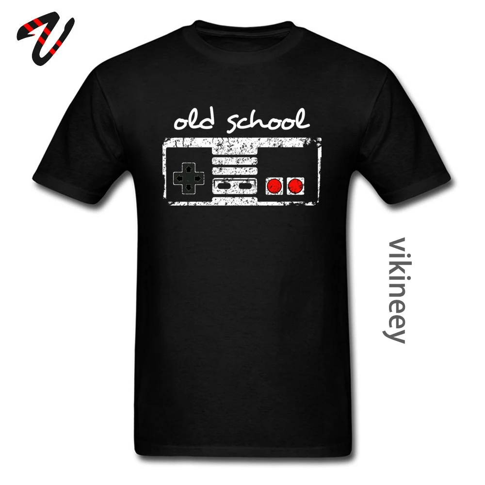 Винтаж Old School Игровая приставка Игры Управление блок футболка для Для мужчин ТВ