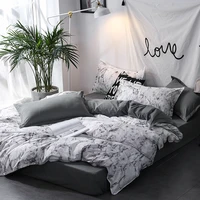 nordic linens 3pcs double bed linen bedding set bedspread on the bed duvet cover for home with 2pcs pillowcase home textile