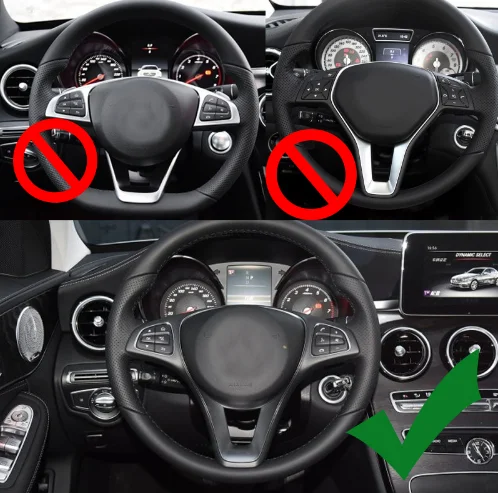 Наклейки на руль для Mercedes Benz A B C E GLA GLC CLA GLE GLS Class Vito W176 W246 W205 W213 X156 C117 W639 | Автомобили