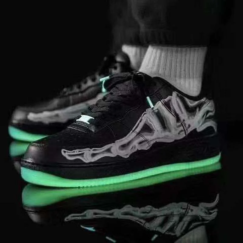 

GIOIO Unisex New Big Size Outdoor Sport N354 Mens Force 1 Fashion Skateboarding Shoes Unisex Fashion Athletic Orange Shoes