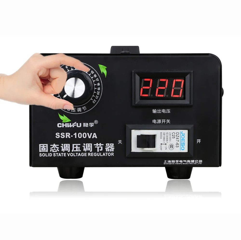 Однофазный регулятор напряжения переменного тока 220 В электронный кремниевый