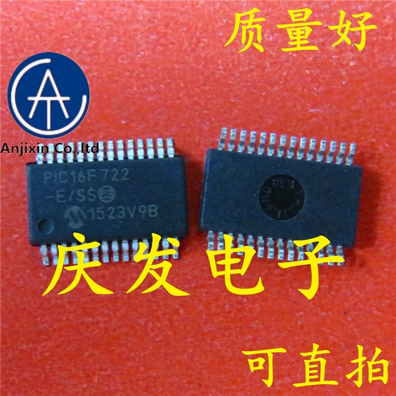

10pcs real new and orginal real stock PIC16F722-E/SS PIC16F722 SSOP28