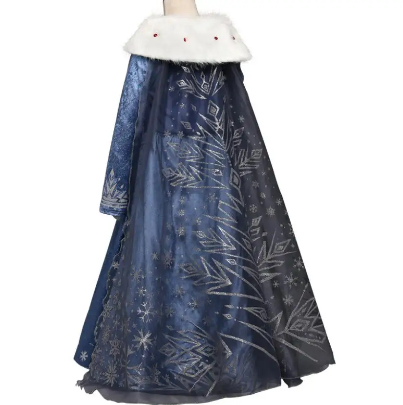 Платье принцессы Эльзы на Рождество Хэллоуин вечерние для дня рождения | Детская