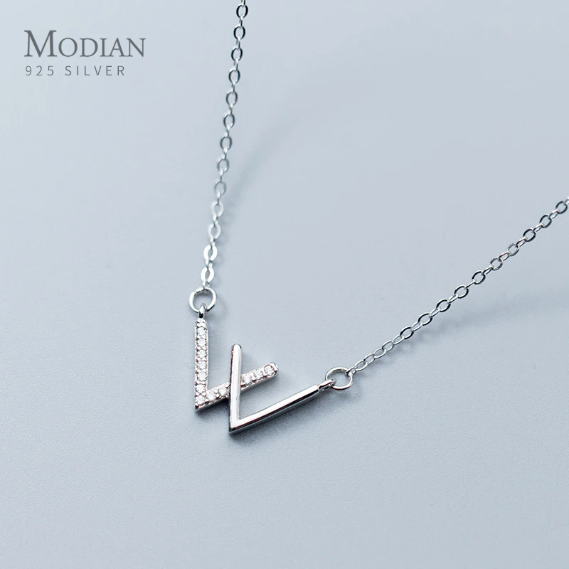 Modian мода прозрачный CZ подвеска для женщин Настоящее серебро 925 проба Чемпион