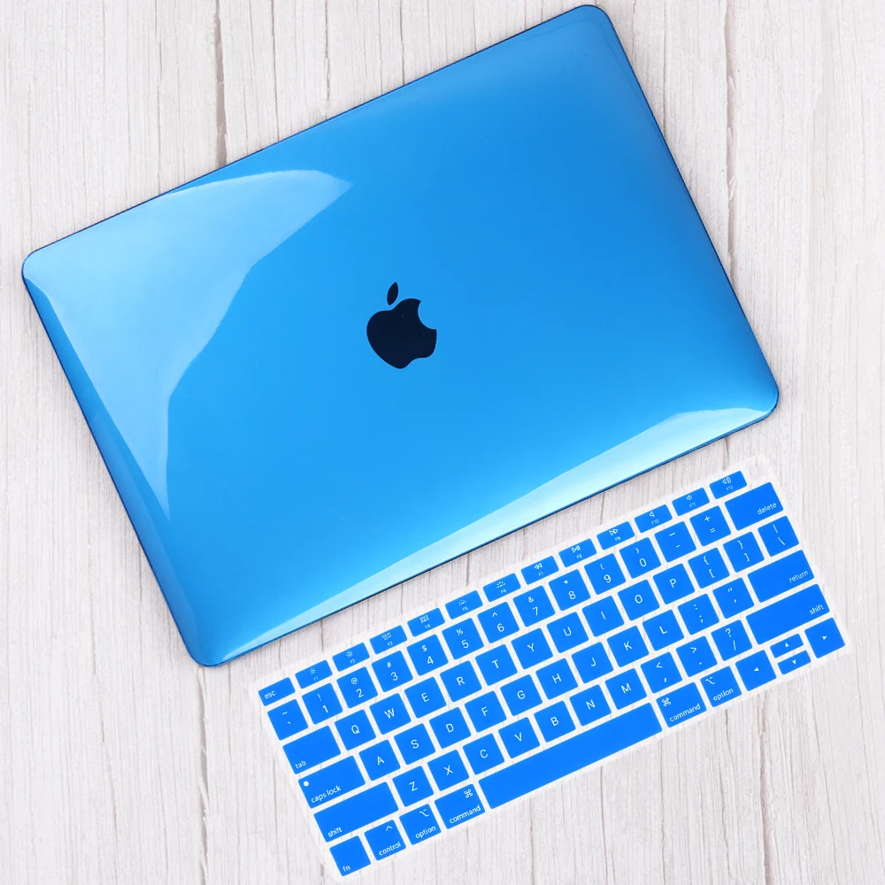 Прозрачный пластиковый твердый чехол для ноутбука MacBook Air 13 retina Pro 13 15 16 дюймов ноутбука крышка клавиатуры A1932 A2141 A2159