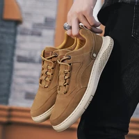 flock suede mens casual shoes welt stitching men sneakers slip resistent rubber luxury men shoes for male canvas shoe leisure