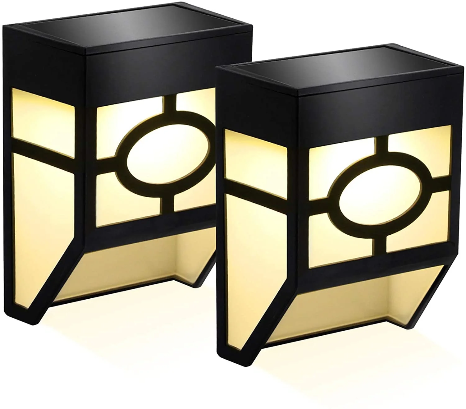 

8 шт., водонепроницаемые светодиодные уличные настсветильник светильники на солнечной батарее