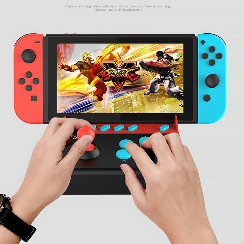 Для PND переключатель NS Аркада 3D Джойстик бой игровой контроллер NS Turbo левый и правый аналоговый контроллер аксессуары+ 4 накладки на джойстик