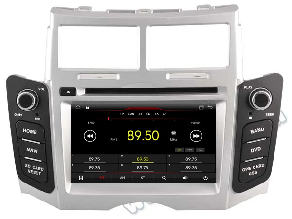 ANDROID 10.0 Car Navigation GPS Video FOR TOYOTA YARIS VIOS 2005-2011 BUILT-IN WIFI MODULE DVD PLAYER Multimidia | Автомобили и